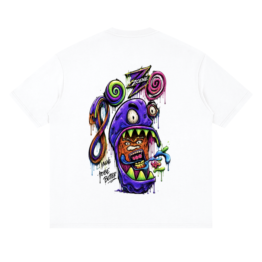 Streetwear Loose Drop Shoulder T-Shirt