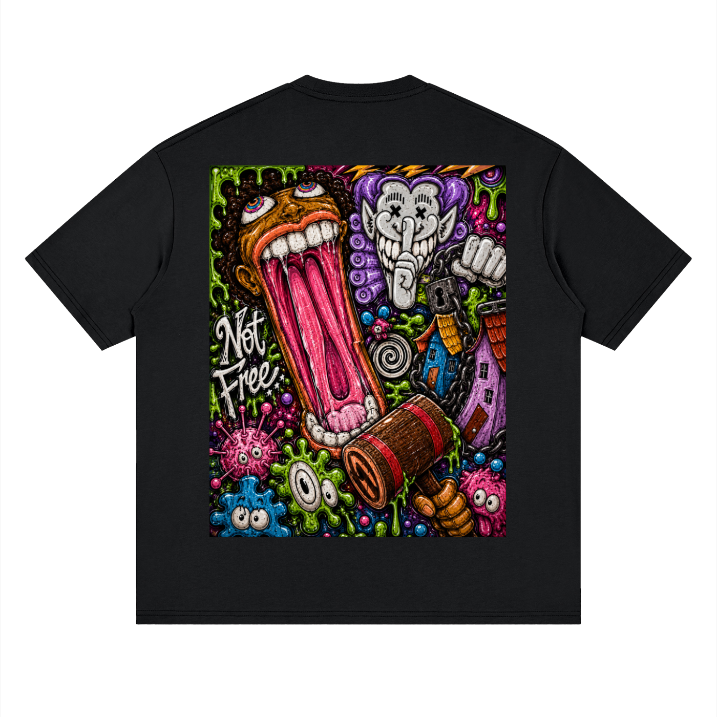 Streetwear Loose Drop Shoulder T-Shirt