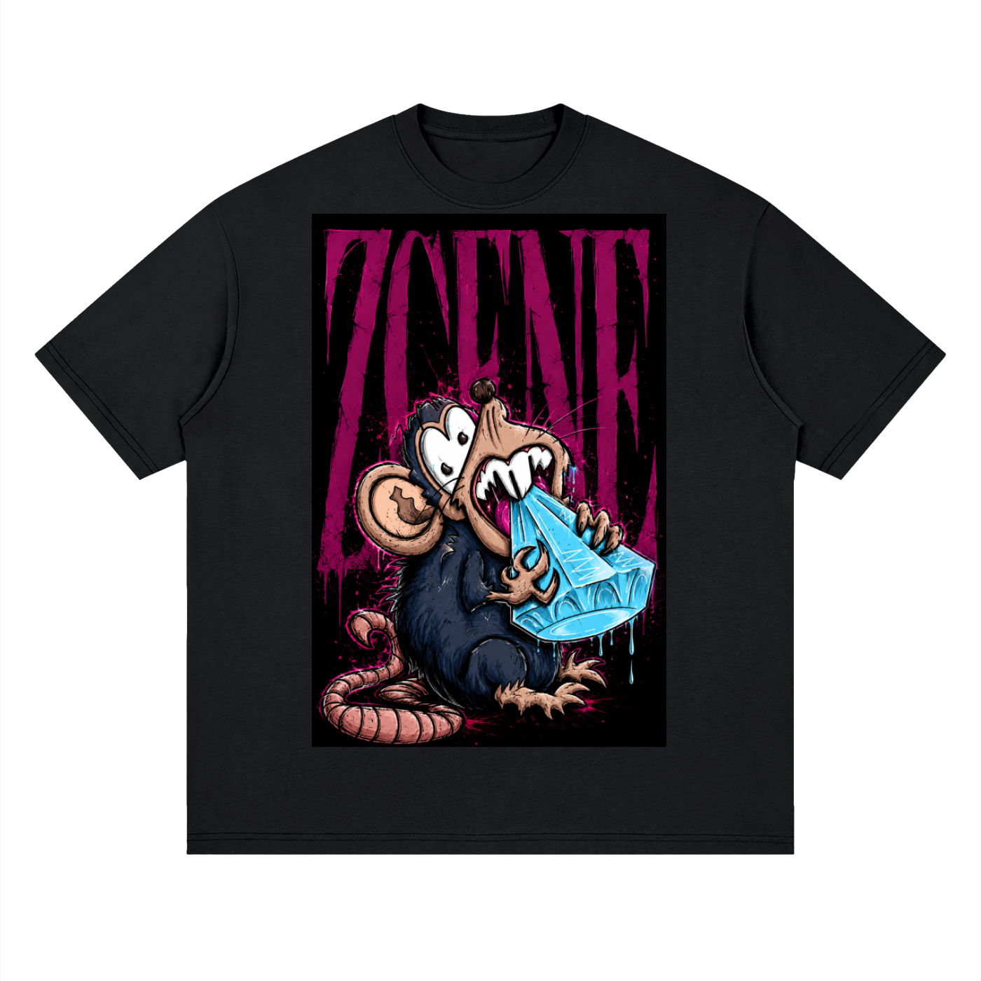 Streetwear Loose Drop Shoulder T-Shirt